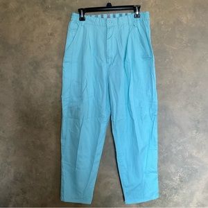 Vintage 80s Deadstock | Mint High Waist Mom Pants | Cotton | L
